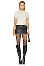 view 5 of 6 Brooklyn Micro Skirt in Black