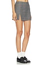 view 2 of 6 Taylor Mini Skirt in Grey Check