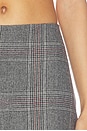 view 6 of 6 Taylor Mini Skirt in Grey Check
