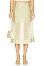 view 1 of 6 Gilian Skirt in Light Dusty Green
