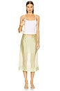 view 5 of 6 Gilian Skirt in Light Dusty Green