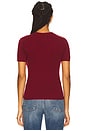 view 3 of 4 COMO ニットTシャツ in Red