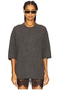 view 1 of 4 Como Oversized Tee in Grey Melange