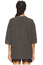 view 3 of 4 Como Oversized Tee in Grey Melange