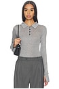 view 1 of 4 POLO BREE in Grey Melange