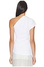 view 3 of 4 T-SHIRT ASYMÉTRIQUE GLAM  in Ecru