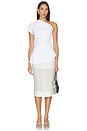 view 4 of 4 T-SHIRT ASYMÉTRIQUE GLAM  in Ecru