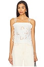 view 1 of 5 Kirsten Tie Top in White
