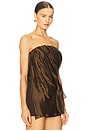 view 2 of 5 Gilian Bustier Top in Brown
