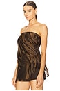 view 3 of 5 Gilian Bustier Top in Brown