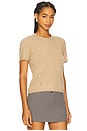 view 2 of 4 T-SHIRT MAILLE COMO in Beige