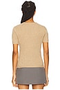 view 3 of 4 T-SHIRT MAILLE COMO in Beige