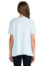 view 4 of 5 New York Bowery Tee in Sky Blue/Navy in Sky Blue & Navy