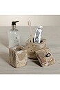 view 2 of 2 Marble Vanity Jar in Crema Fossil