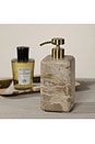 view 2 of 3 DISPENSADOR DE JABÓN Y LOCIÓN DE MÁRMOL MARBLE SOAP AND LOTION DISPENSER in Crema Fossil