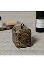 view 4 of 4 Marble Lidded Vanity Jar in Marr?n Emperador