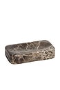 view 1 of 2 JABONERA DE MÁRMOL MARBLE SOAP BAR HOLDER in Marr?n Emperador