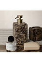 view 2 of 2 Marble Soap And Lotion Dispenser in Marrón Emperador