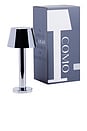 view 1 of 7 ПЕРЕЗАРЯЖАЕМЫЙ НАСТОЛЬНЫЙ СВЕТИЛЬНИК КОМО COMO RECHARGEABLE TABLE LIGHT in Polished Chrome