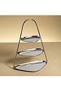view 2 of 2 Epicurean 3-tier Hors D'euvre And Petits in Polished Nickel