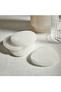 view 2 of 2 La Salama Alabaster Coasters Set Of 4 in White