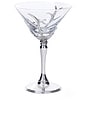 view 1 of 3 St. Moritz Martini Glass in Pewter & Glass