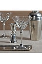 view 2 of 3 St. Moritz Martini Glass in Pewter & Glass