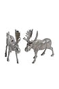 view 2 of 4 St. Anton Pewter Moose Salt & Pepper Shakers in Pewter