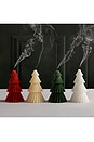 view 6 of 7 Twinkle Tree Candle Set Of 2 in Ivory