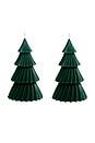 view 1 of 6 BOUGIE TWINKLE TREE CANDLE in Green