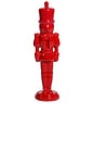view 1 of 2 Ceramic Nutcracker in Red