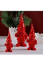 view 2 of 2 Gnome Giving Middle Finger in Red