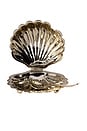view 2 of 6 Cap Ferrat Fan Shell Lidded Bowl With Spoon in Polished Gold