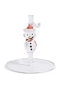 view 2 of 3 Snowman Sips Martini Glasses Set Of 4 in 