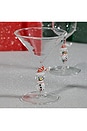 view 3 of 3 Snowman Sips Martini Glasses Set Of 4 in 