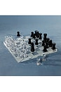 view 6 of 7 Handmade Crystal Chess Set in 
