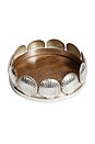 view 2 of 5 Sur Mer Shell Design Wine Coaster in 