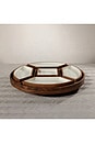 view 4 of 6 BANDEJA GIRATORIA CON 5 COMPARTIMENTOS PARA CONDIMENTOS LAZY SUSAN WITH 5 CONDIMENT SECTIONS in 