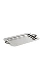 view 1 of 3 Cap Ferrat Shell Design Serving Tray in Polished Nickel
