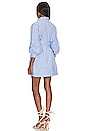 view 3 of 3 ROBE CRISTINA in Blue Stripes