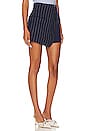 view 2 of 4 JUPE-SHORT MIRIAM in Navy Stripe