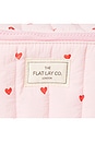 view 5 of 8 Marshmallow Flat Lay Makeup Box Bag in Sweet Pink Hearts