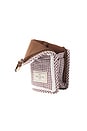 view 4 of 3 Standing Makeup Brush Case in Mocha Gingham