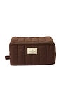 view 1 of 4 Marshmallow Flat Lay Makeup Box Bag in Espresso
