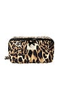 view 1 of 4 POCHETTE À MAQUILLAGE COMPANY MARSHMALLOW FLAT LAY MAKEUP BOX BAG in Warped Leopard