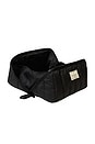 view 4 of 4 POCHETTE À MAQUILLAGE  COMPANY MARSHMALLOW FLAT LAY MAKEUP BOX BAG in Classic Black