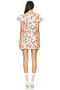 view 3 of 3 Gretchen Wide Neck Mini Dress in Pink Floral
