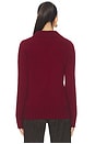 view 4 of 5 Martin Removable Collar Sweater in Oxblood