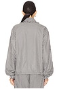 view 3 of 5 Archie Ruffle Trim Track Jacket in Black Gingham