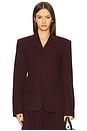 view 1 of 4 Walt Wool Single Breasted Blazer in Oxblood